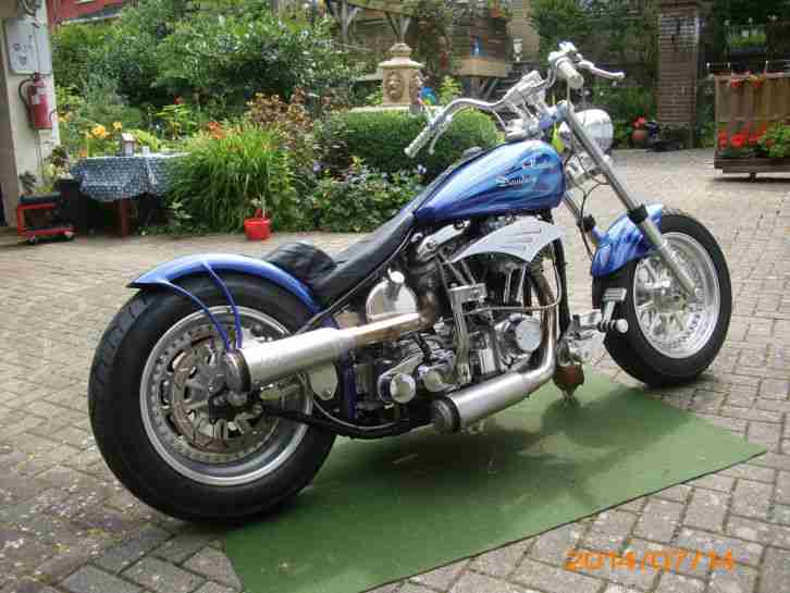 Harley Davidson Shovel FL Custom Bike, Starr