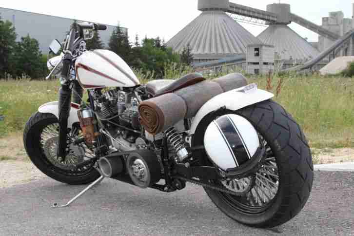 Harley Davidson Shovelhead 1977er Custombike