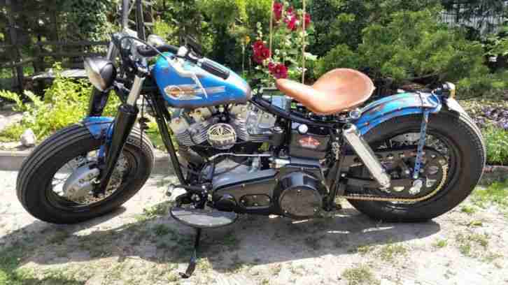 Harley Davidson Shovelhead Bobber barn fresh like EVO Softail Panhead chopper