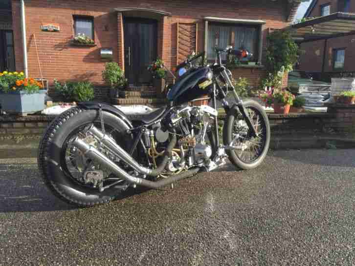 Harley Davidson Shovelhead Oldschool Bobber Shovel 1200ccm Handschaltung