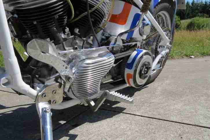 Harley Davidson Shovelhead Starrahmen Chopper