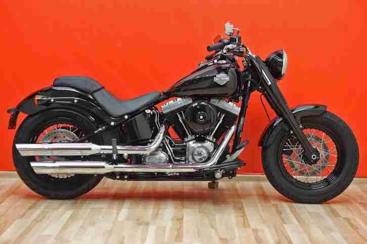 Harley Davidson Slim FLS 2014 Softail Top Zustand Twin Cam Bobber 103