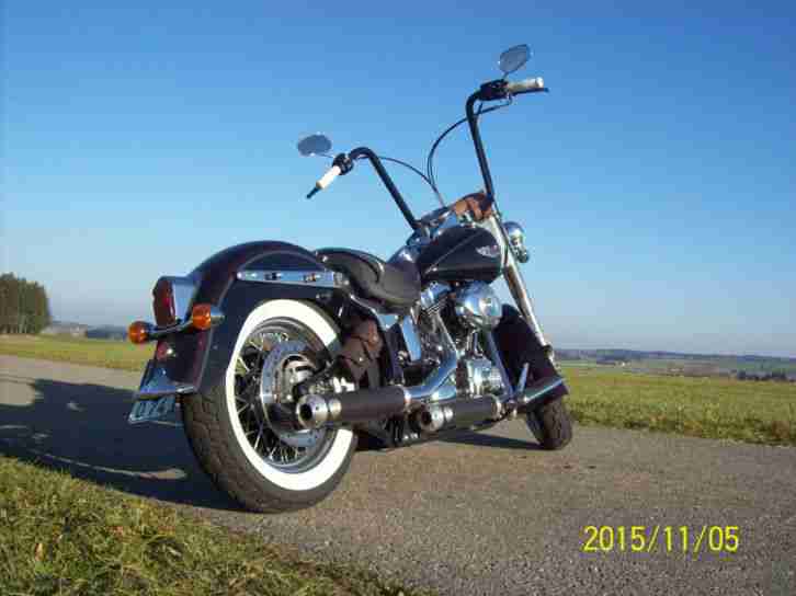 Harley Davidson Softail Deluxe FLSTNi 1584ccm PENZL Ape seitlicher Kennzeichentr