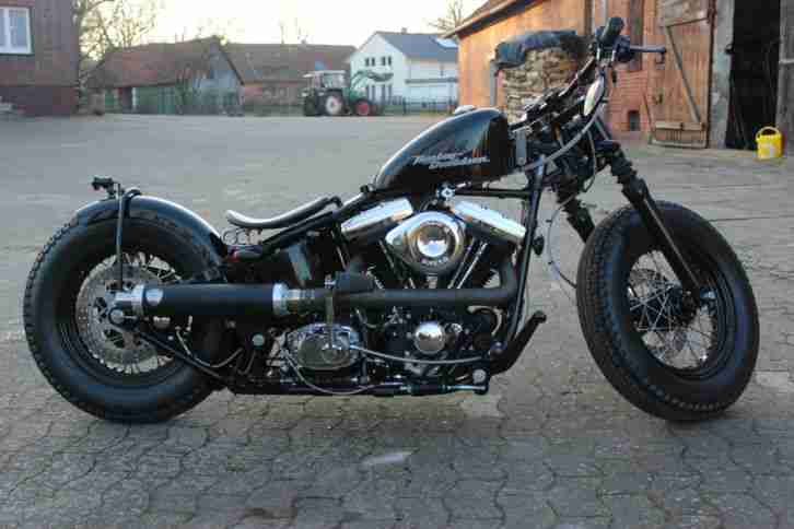 Harley Davidson Softail EVO Bobber / Old School Look / Penzl Auspuff