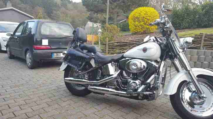 Harley Davidson Softail mit EZ 2000 FatBoy TOP ZUSTAND und CHROM
