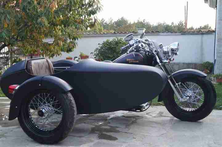 Harley Davidson Softail with Sidecar