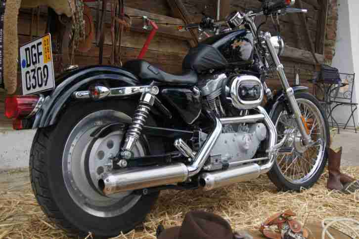 Harley Davidson Sportster 883 Custom 53, 8900km mit Penzl Auspuff gedrosselt A2