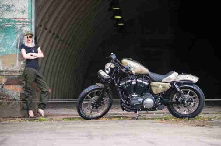 Harley Davidson Sportster 883 Iron neu 0km Army Style Custombike