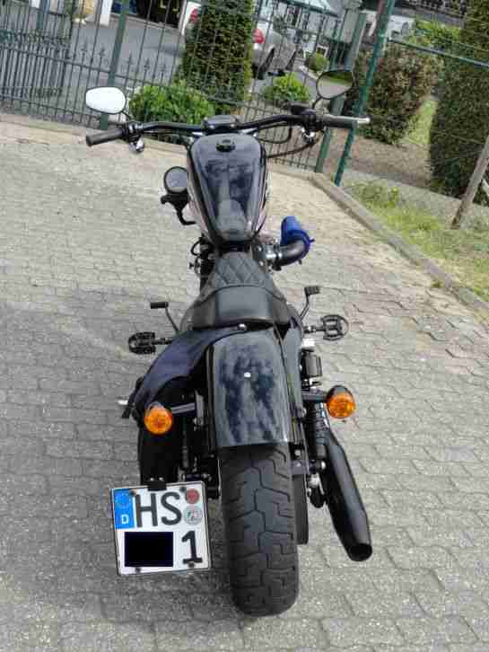 Harley Davidson Sportster 883 R Heisses Gerät Umbau Flatroad Race Tracker