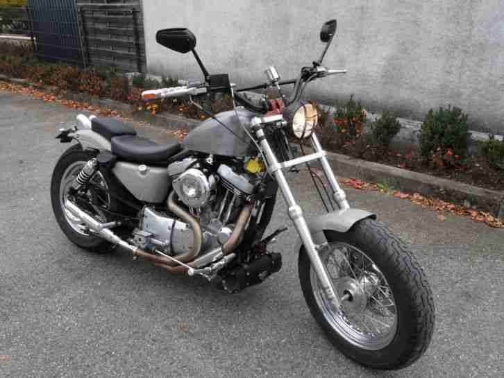 Harley Davidson Sportster, Buell Motor, Custombike, Bobber, 98 dBA eingetragen