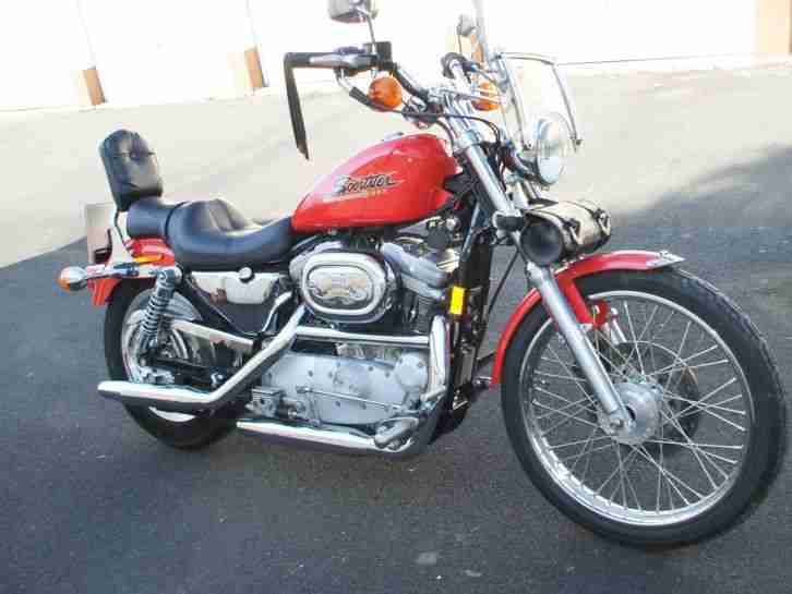 Harley-Davidson Sportster Custom 883 erst 17000 km- dt.Mod -wie neu-