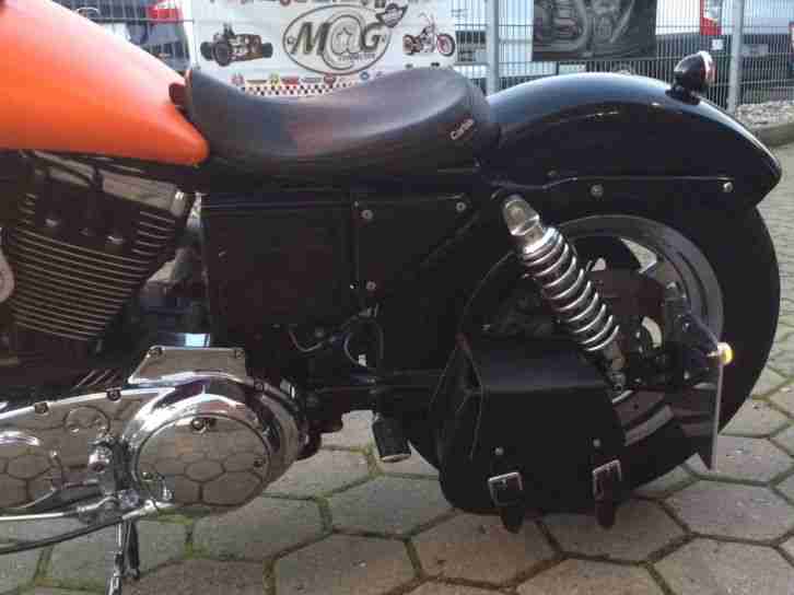 Harley Davidson Sportster Springer Custom 2001 21000km Bobber orange matt glanz