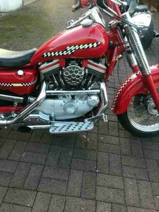 Harley Davidson Sportster Unikat rot 1.200 ccm