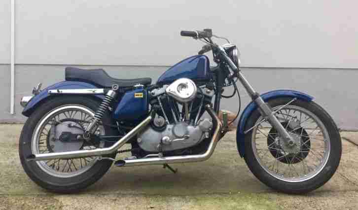 Harley Davidson Sportster XL 1977 Chopper Bobber Classic Oldshool Knickrahmen