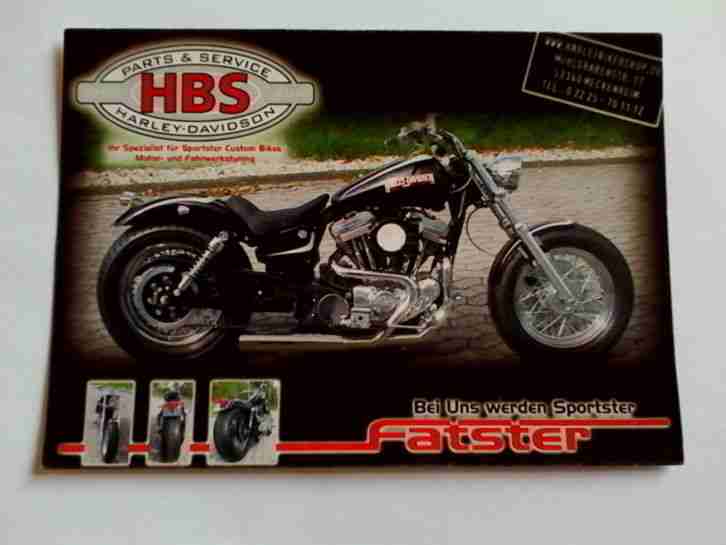 Harley Davidson Sportster XL 2 Fatster Custom