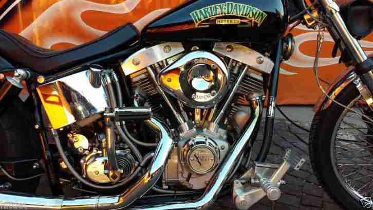 Harley Davidson, Top gepflegete 58er FL mit S&S Motor 1550 cm³ HU 07/2017,