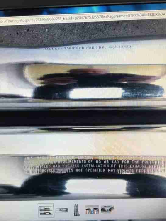 Harley Davidson US Schalldämpfer