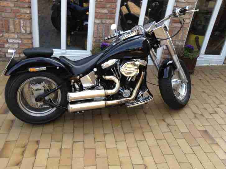 Harley Davidson Umbau FAT BOY Gabel / Schwinge --- Top