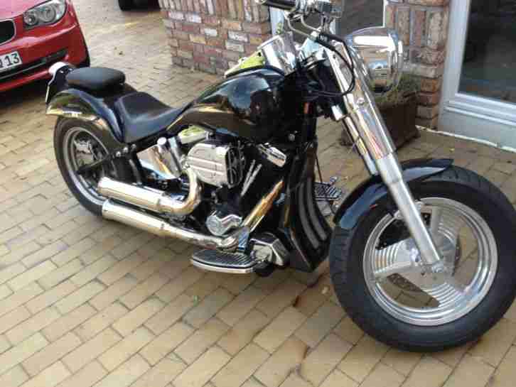 Harley Davidson Umbau FAT BOY Gabel Schwinge