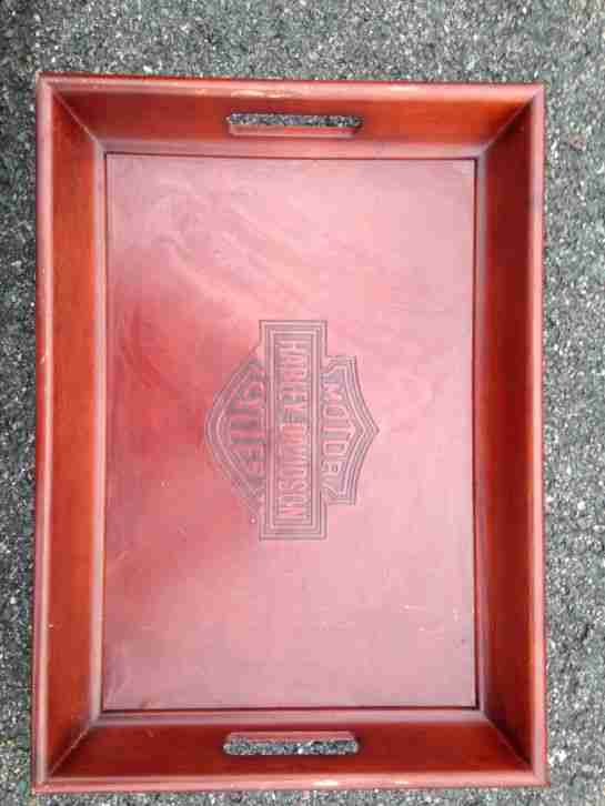 Harley Davidson (Vollholz) Tablett