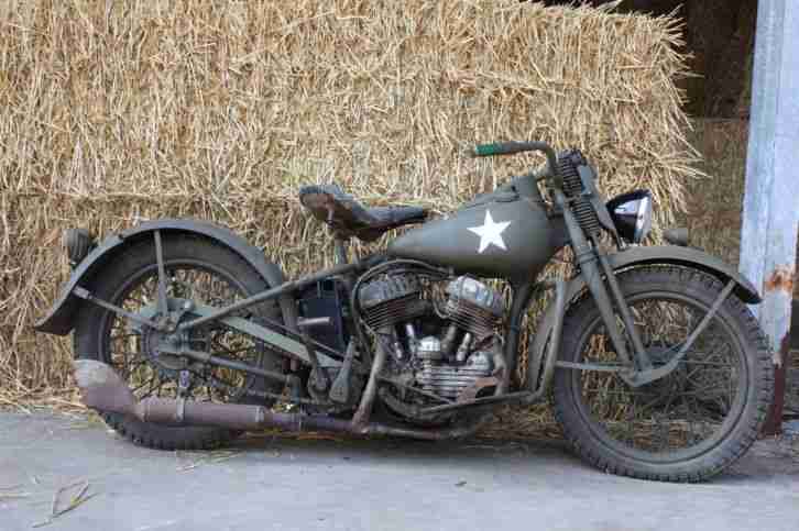 Harley Davidson WLA Bj 1942 für Bastler !