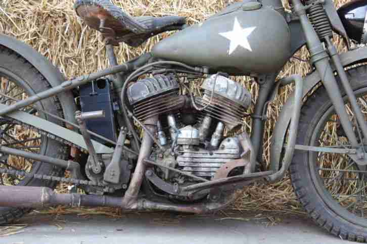 Harley Davidson WLA Bj 1942 für Bastler !