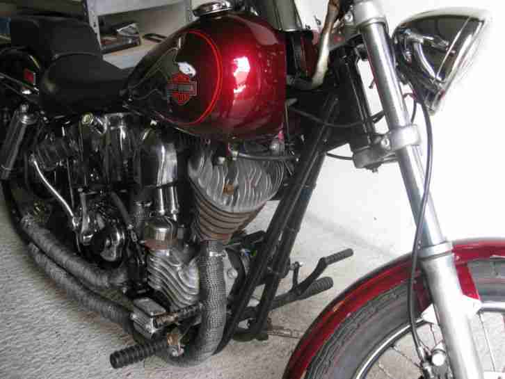 Harley Davidson WLA Custom Bobber