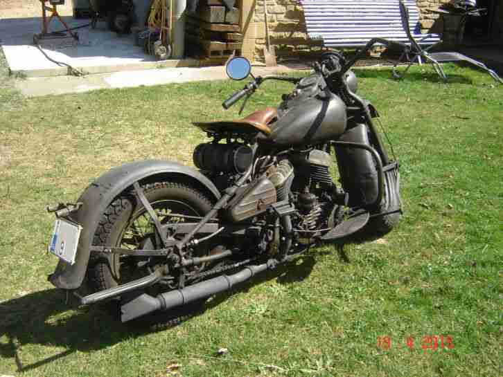 Harley Davidson WLC 750 1943 , Flathhead WLC WLA