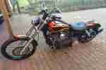 Harley Davidson Wide Glide mit leichtem