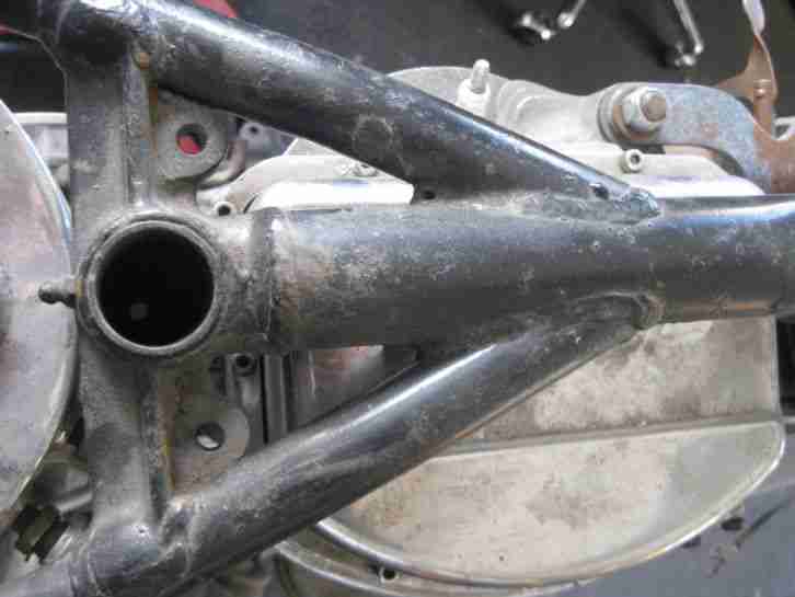 !!Harley Davidson orig Wishbone Rahmen mit Brief EZ 1949 Panhead Knucklehead