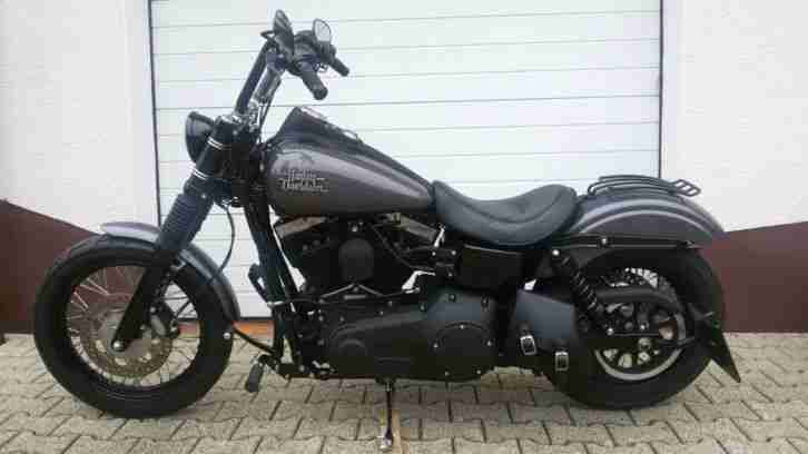 Harley Dyna Street Bob FXDB Custom 103er Top Umbau Falcon Dark Custom Style 2014