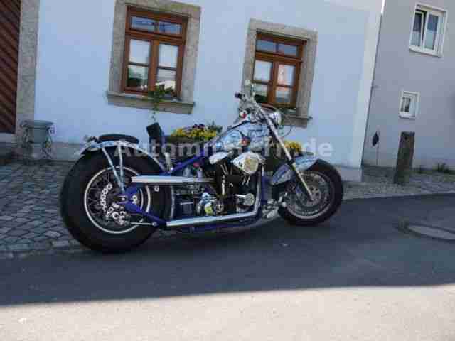 Harley Evo 1340 im Starrahmen Bj 1956, 104