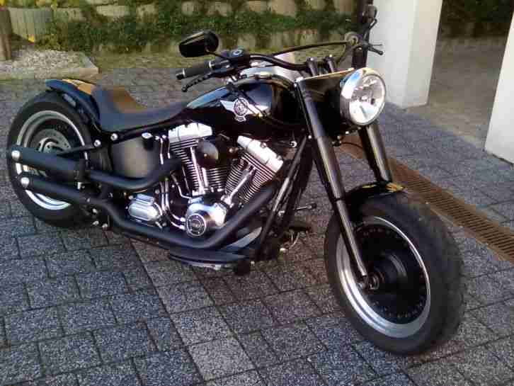 Harley FAT BOY Zassel Custom Umbau 12500km TÜV und KD neu