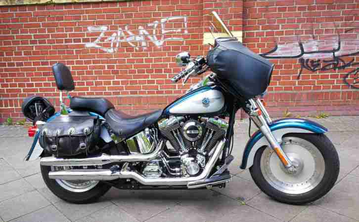 Harley Fat Boy TÜV Neu Twin Cam Fatboy FLSTF Softail E-Glide