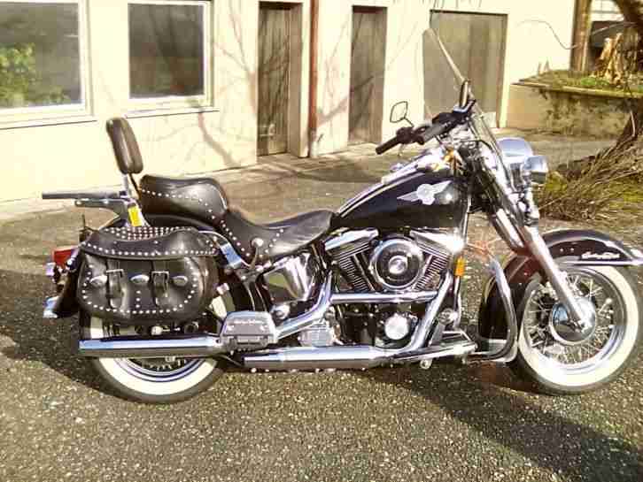Harley Heritage Softail Classic FLSTC EVO im Sammlerzustand zweite Hand 36700km