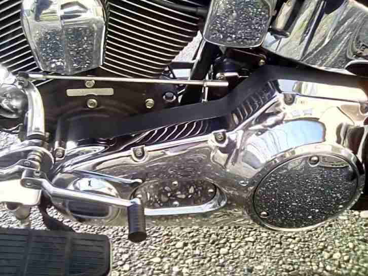 Harley Heritage Softail Classic FLSTC EVO im Sammlerzustand zweite Hand 36700km
