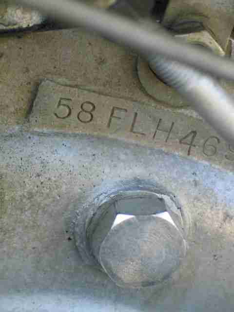 Harley Panhead FLH 1958 Original