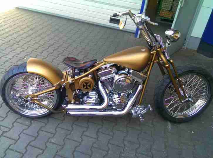 Harley Softail 260 er offen Belt Custom Bike