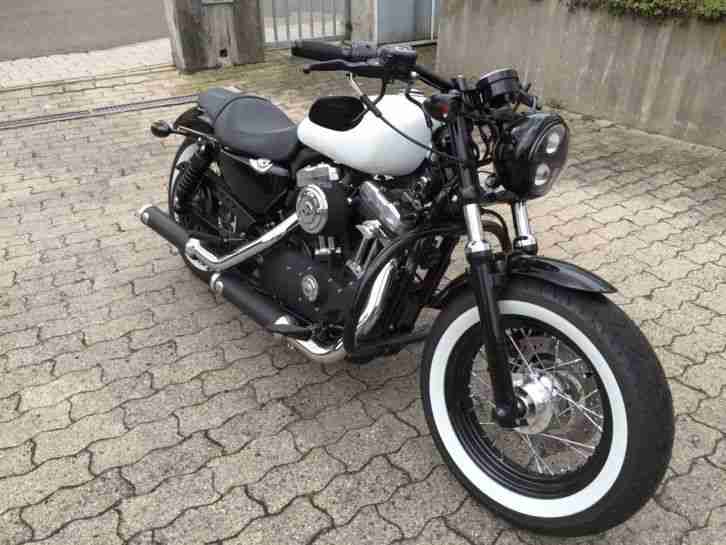 Harley Sportster Forty Eight 48 weiß 2011