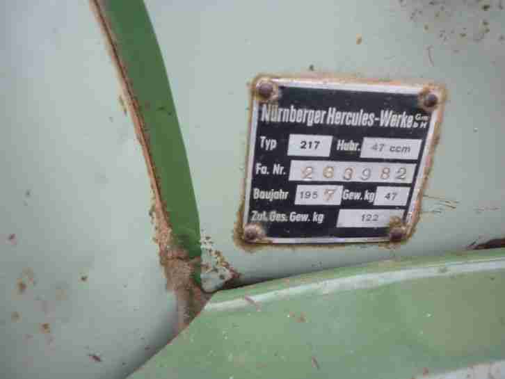 Hercules 217 Bauj.1957 Oldtimer Moped Mofa