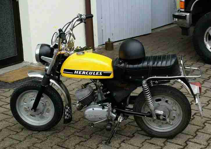 Hercules Dreirad Krankenfahrzeug mit Handantrieb falls Motorausfall Vintage