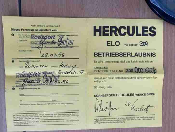 Hercules ELO Roller