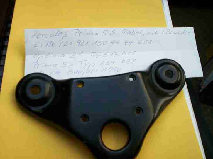 Hercules Gabelbrücke/Gabeljoch Prima 5S /Optima 3S ab Baujahr ca. 1990 NEU