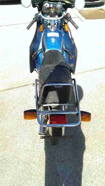 Hercules K 50 LC Blau Motorrad Scheunenfund mit Rennverkleidung 6,25 PS 4350 KM