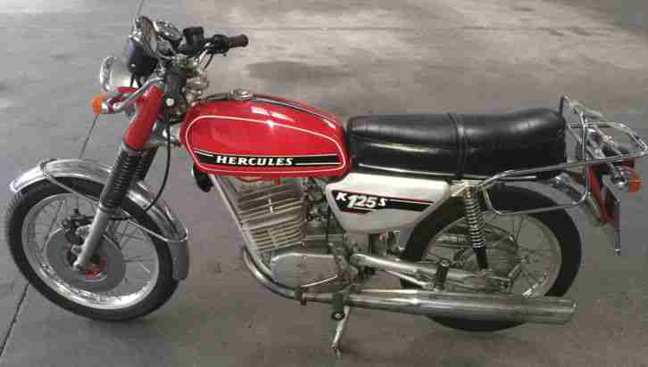 Hercules K125S K 125 S Baujahr 1976 schöner Erhaltungszustand