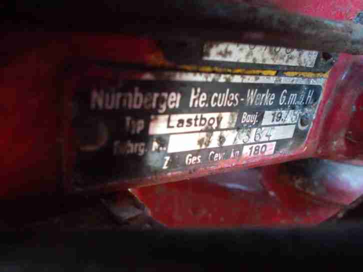 Hercules Lastboy Moped Oldtimer