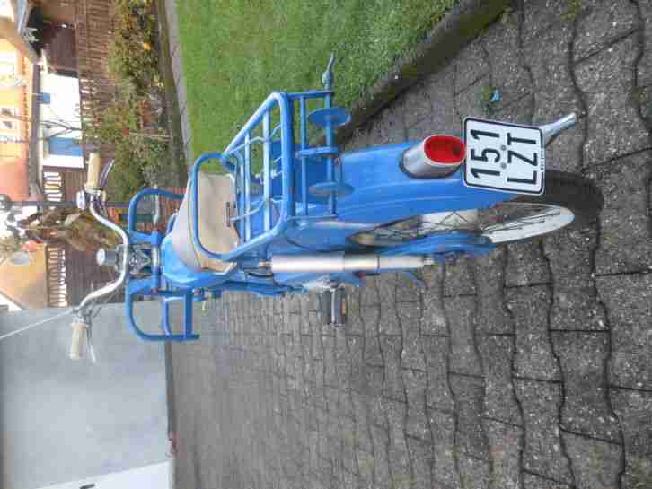 Hercules Lastboy ehemals Bundespost Kultmoped mit Papiere