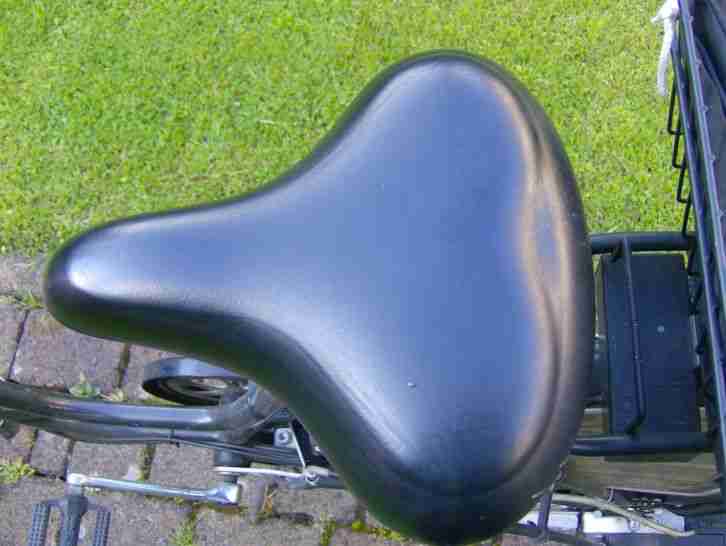 Hercules Saxonette mit Rücktritt, schwarz / lila, 26 Zoll gebraucht