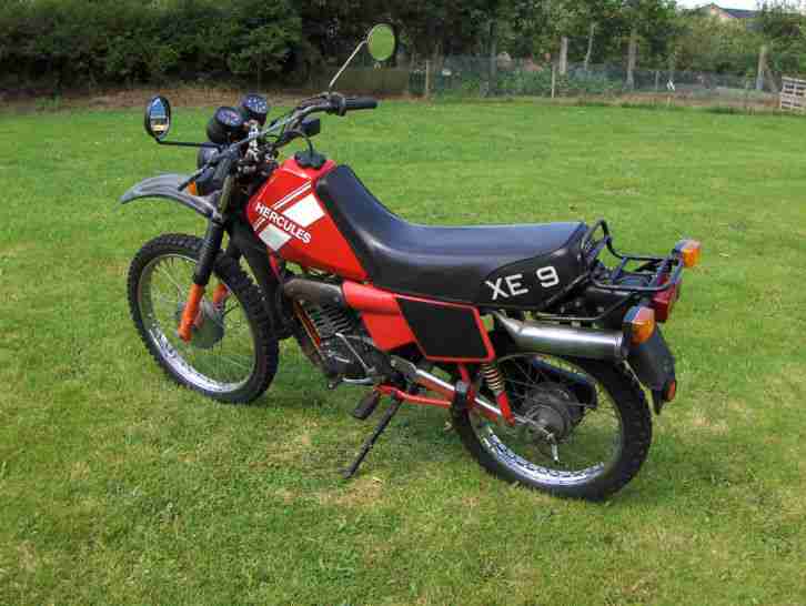 Hercules XE-9 Enduro 91ccm eingetragen TÜV neu Motor Sachs 80-SA