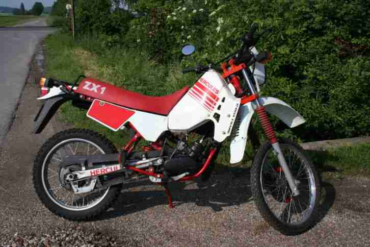 Hercules ZX1 Enduro Mokick 50kmh Originalzustand Papiere Bedienungsanleitung